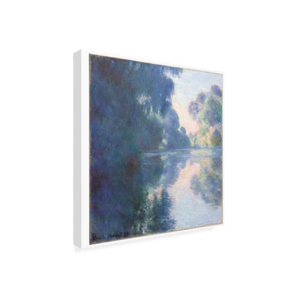 Claude Monet 'Matinee Sur La Seine, 1897' Canvas Art,14x14